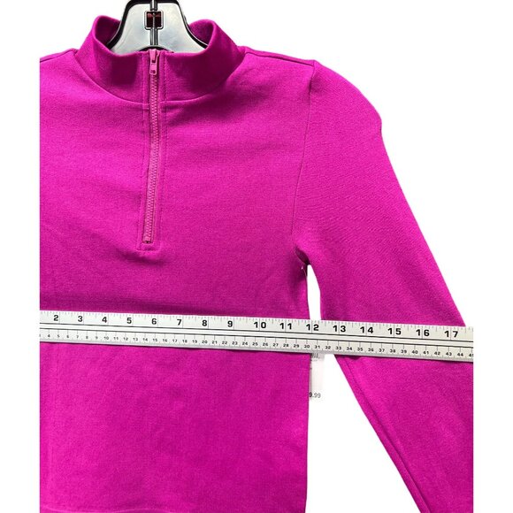 Rue 21 - Women's 1/2 Zip Long Sleeve Shirt - Purple - Medium - Picture 3 of 13